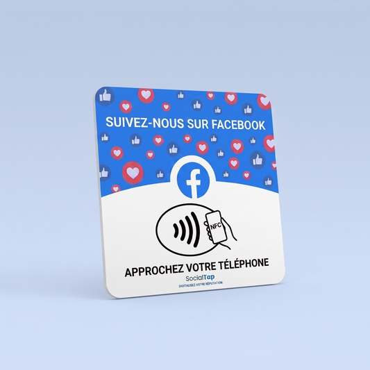 Plaque NFC Facebook — Développez Votre Communauté Sans Effort
